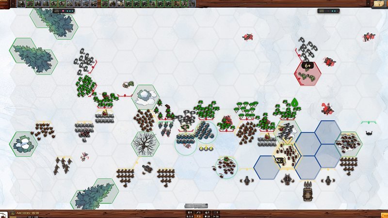 A boss fight in the snow